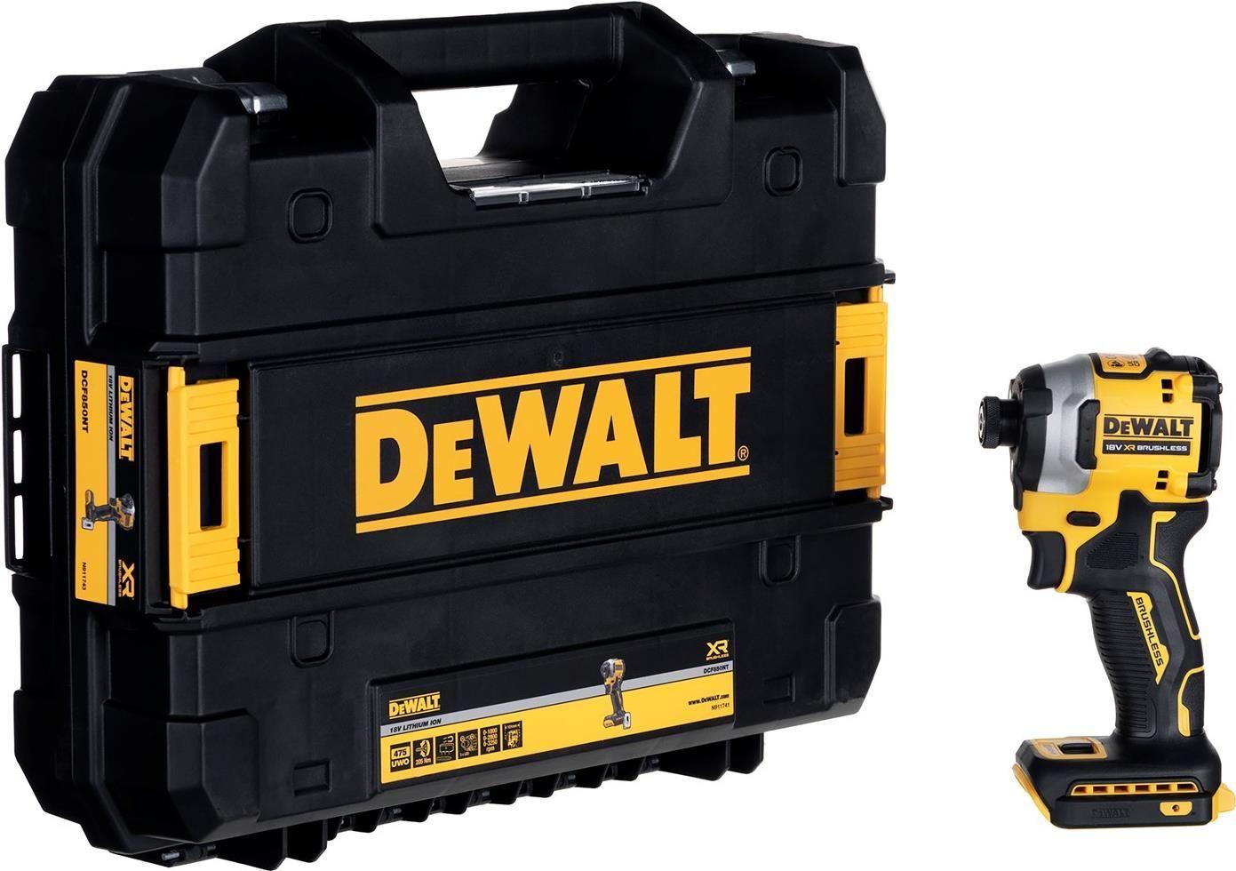 Aparafusadora de Impacto DEWALT DCF850NT-XJ (Preto/Amarelo)