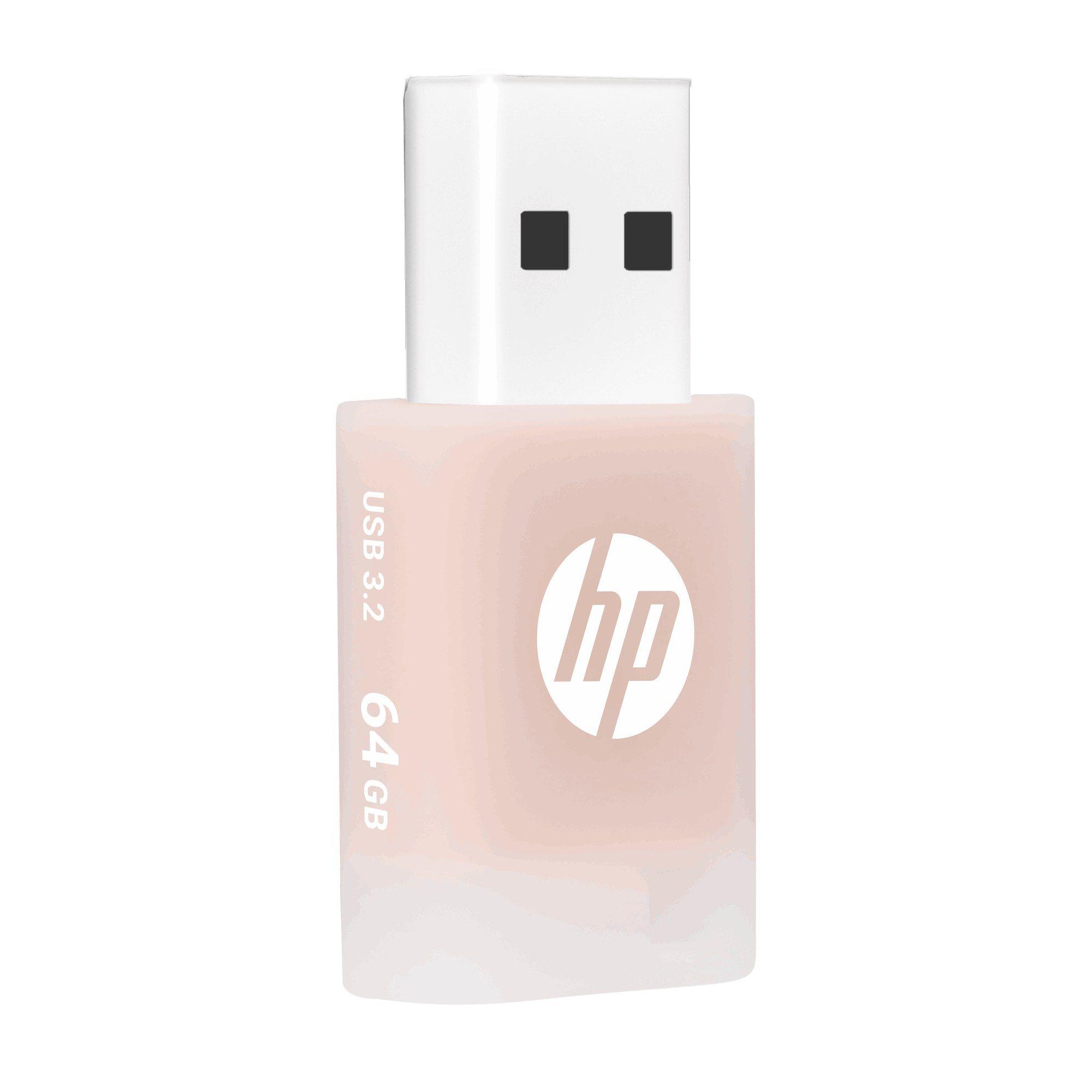 Pen USB HP X768K (Tampa - USB Type-A - 3.2 Gen 1 - Bege e Rosa), miniatura 3