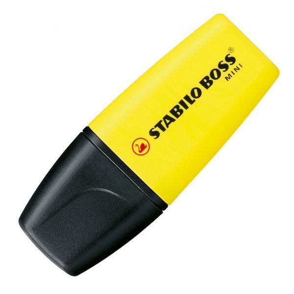 Marcadores de Texto STABILO BOSS Mini (3 unidades - Traço 2–5 mm - Verde, Laranja e Amarelo), miniatura 2