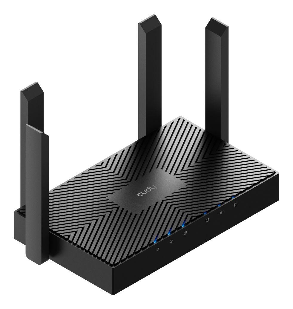 Router CUDY WR3000 (Wi-Fi 6 - 2402 Mbit/s - Dual-band - Preto), miniatura 3