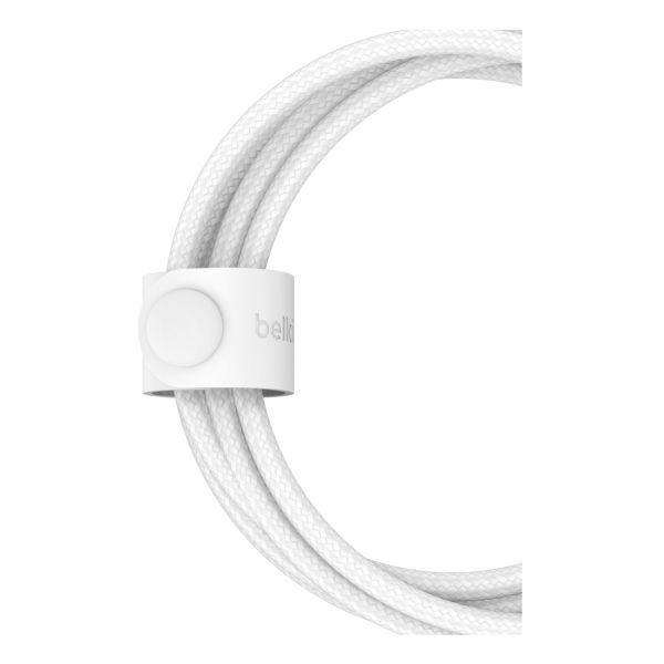 Cabo USB-C para USB-C/Lightning 2 em 1 BELKIN CAC003HQ1.5MWH (1,5 m - USB C/Lightning - USB C - Branco) — miniatura 4