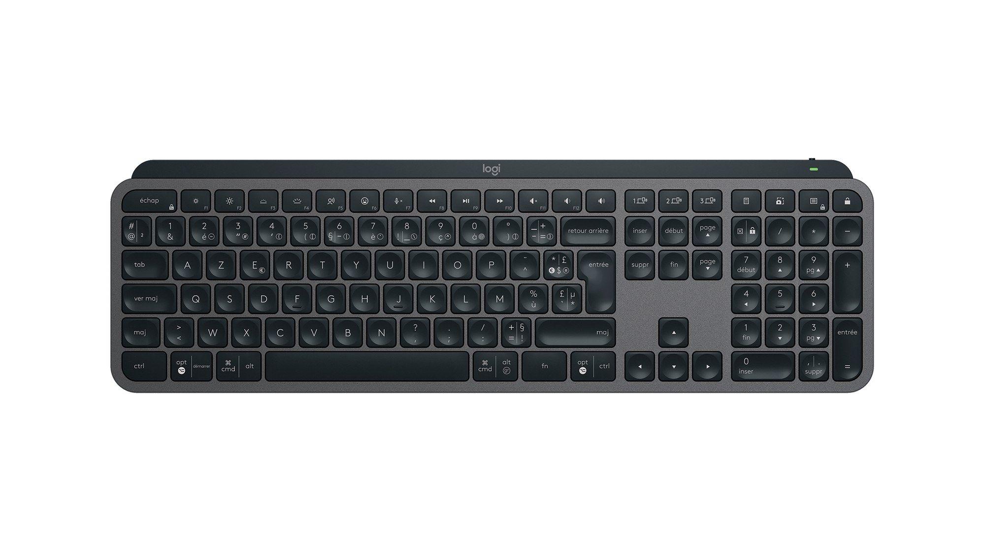 Teclado LOGITECH MX Keys S (Francês - Teclas tesoura - Tamanho completo - Grafite), miniatura 6