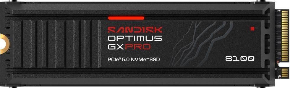 SSD SANDISK Optimus GX PRO 8100 (1 TB - M.2 2280 - PCI Express 5.0 NVMe)