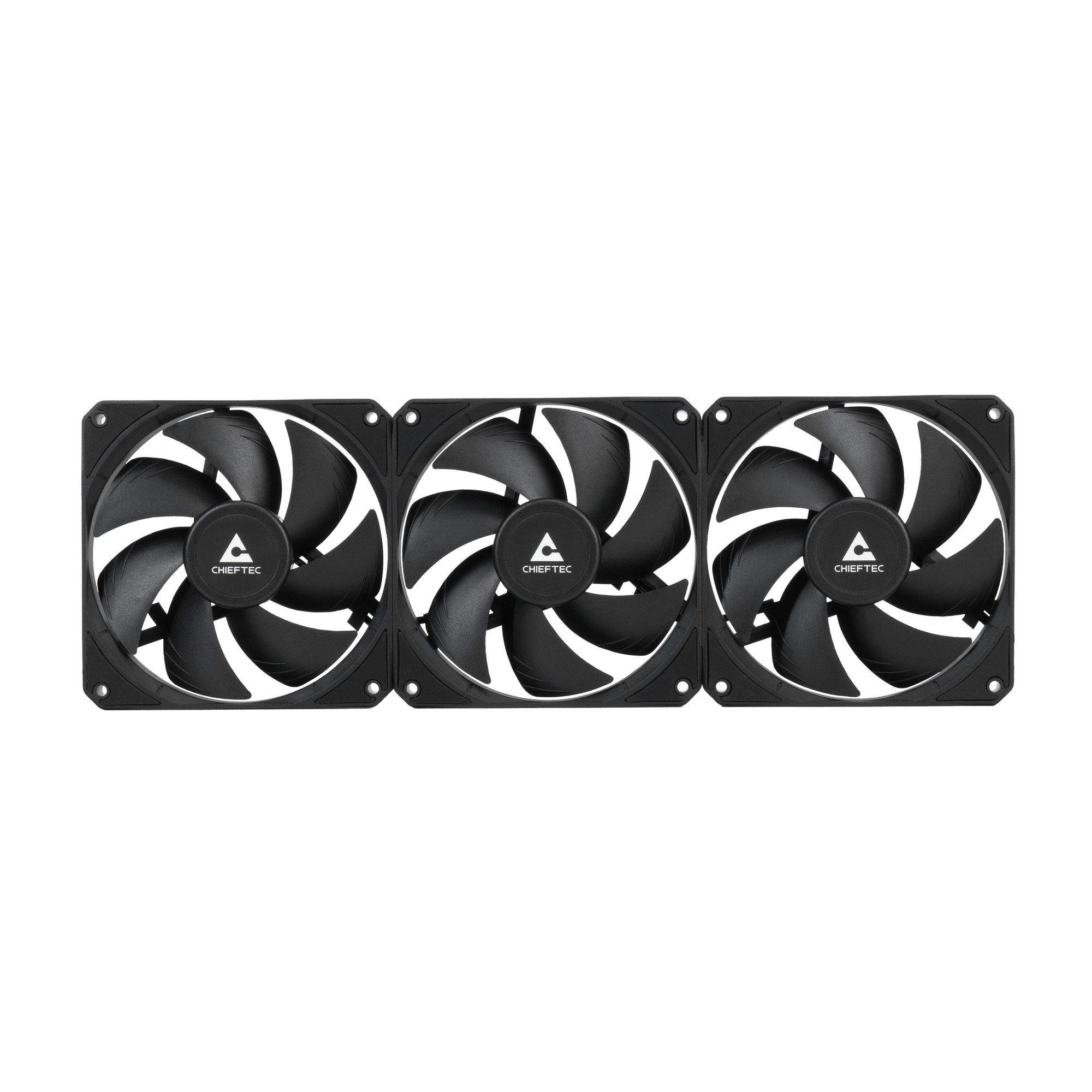 Sistema de Refrigeração Líquida CHIEFTEC ICEBERG PRO 360 DARK (120 mm - 2200 RPM - 4-pin - Preto) — miniatura 2