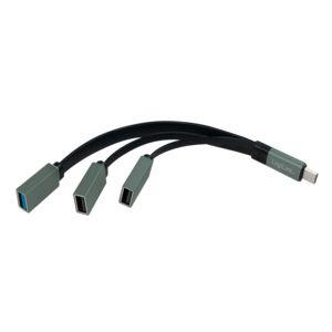 Hub USB-C LOGILINK UA0315 (Preto e Cinzento), miniatura 2