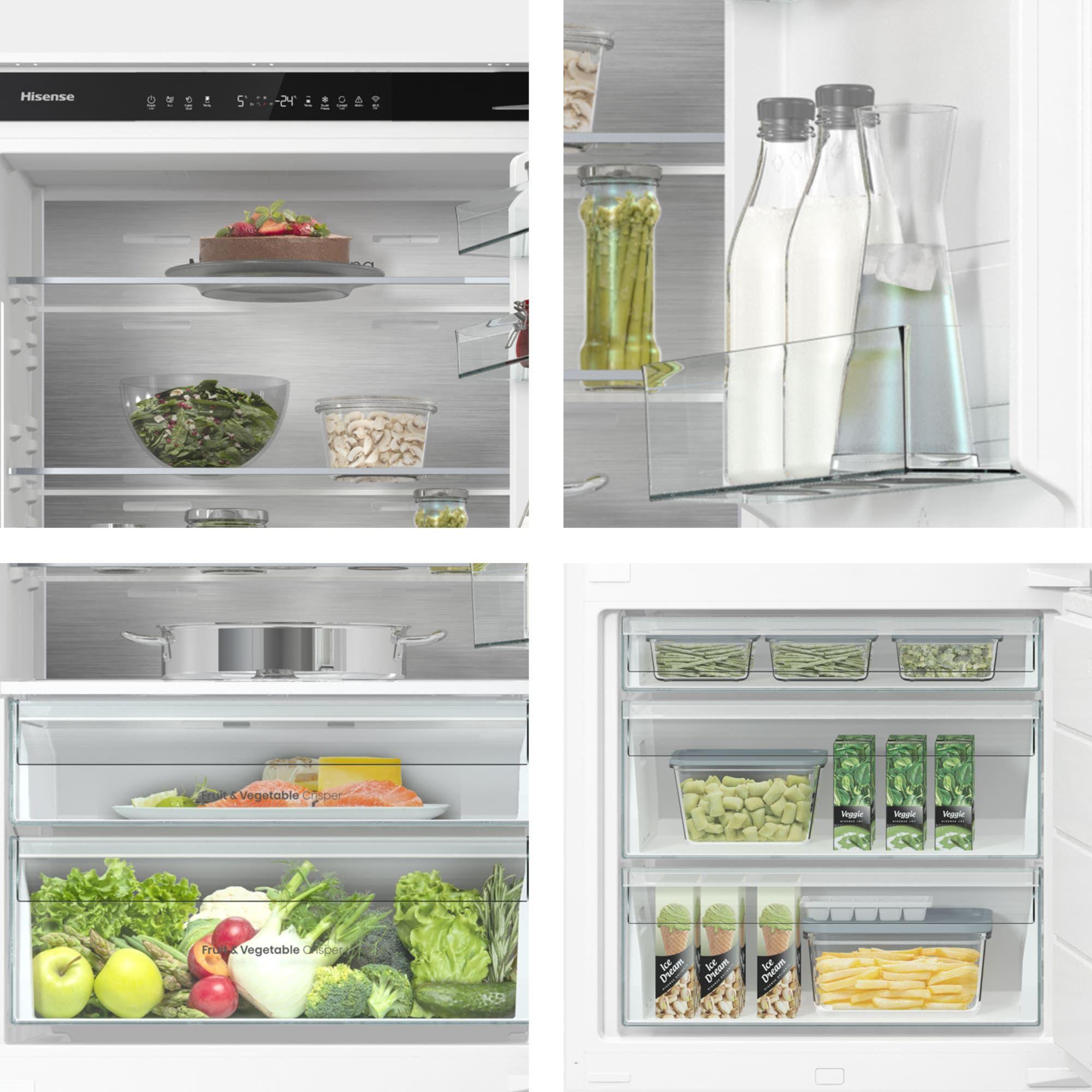 Frigorífico Combinado Encastre HISENSE RB3B370SAWD1 (193,6x69x54,5 cm - 69 cm - 194 cm - Branco) — miniatura 4