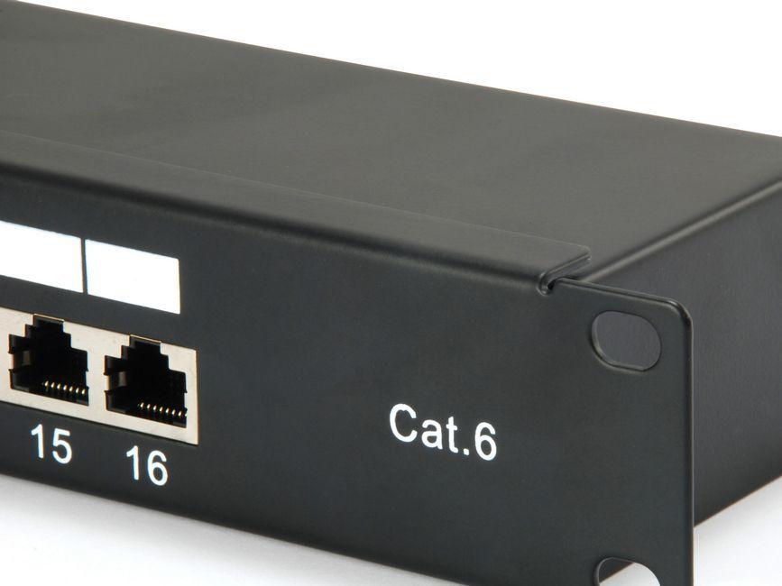 Painel de Patch EQUIP 326417 (19" - 1U - 16x RJ45 Cat6 FTP - Preto) — miniatura 4