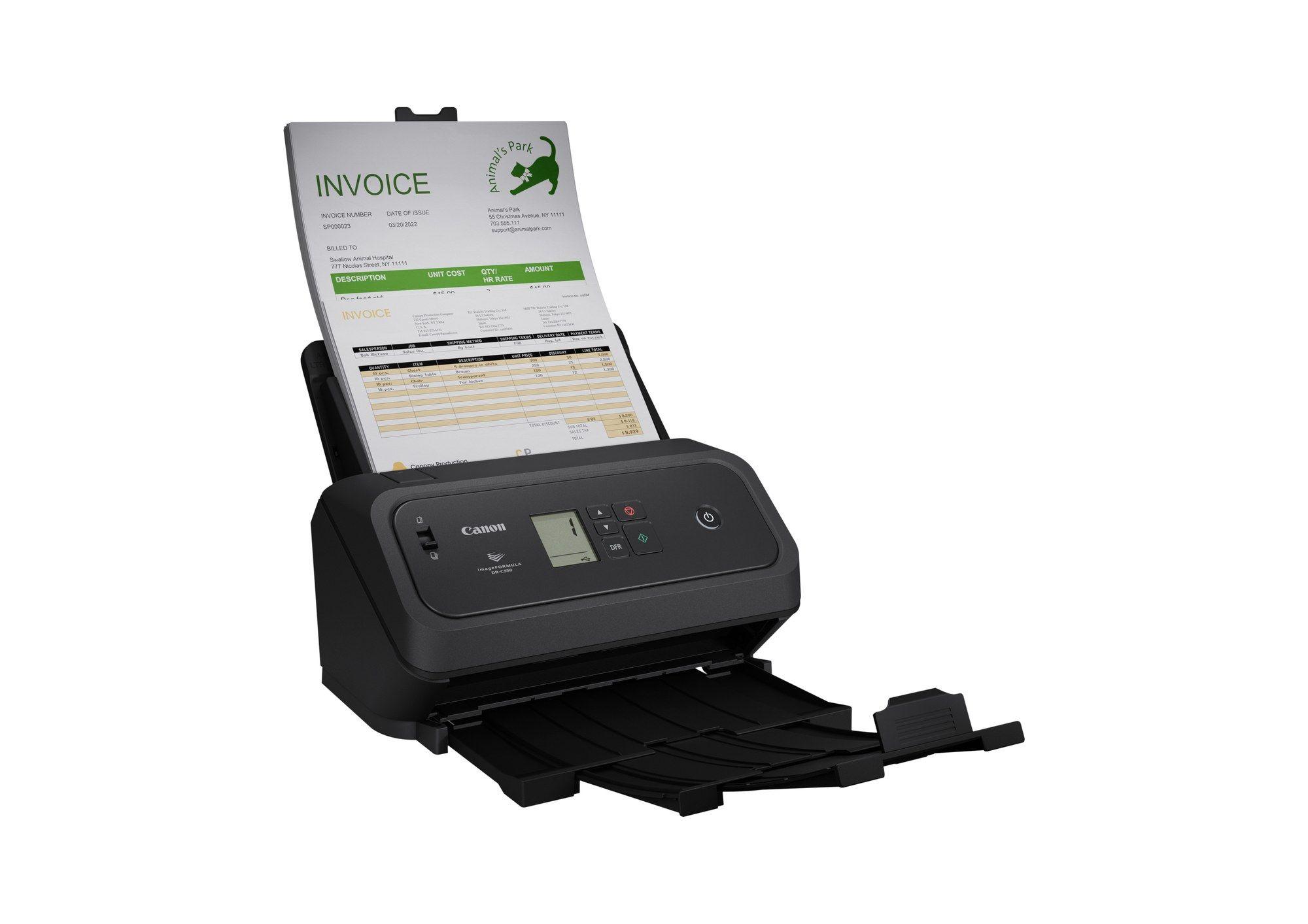 Scanner ADF CANON imageFORMULA DR-C340 (USB Type-C - Preto) — miniatura 4