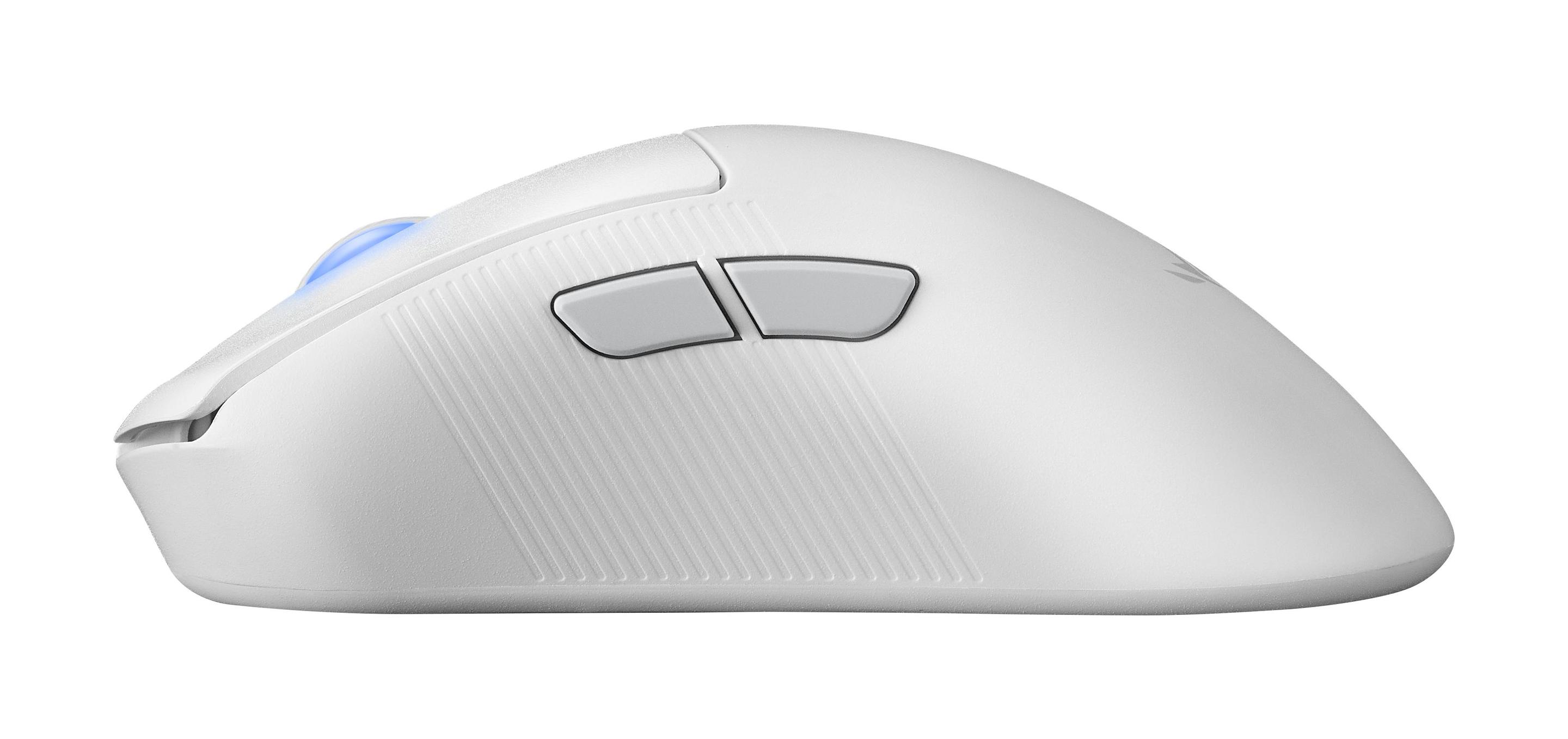 Rato ASUS ROG Keris II Ace Sem Fios (Mão direita - 42000 DPI - Ótico - Branco) — miniatura 3