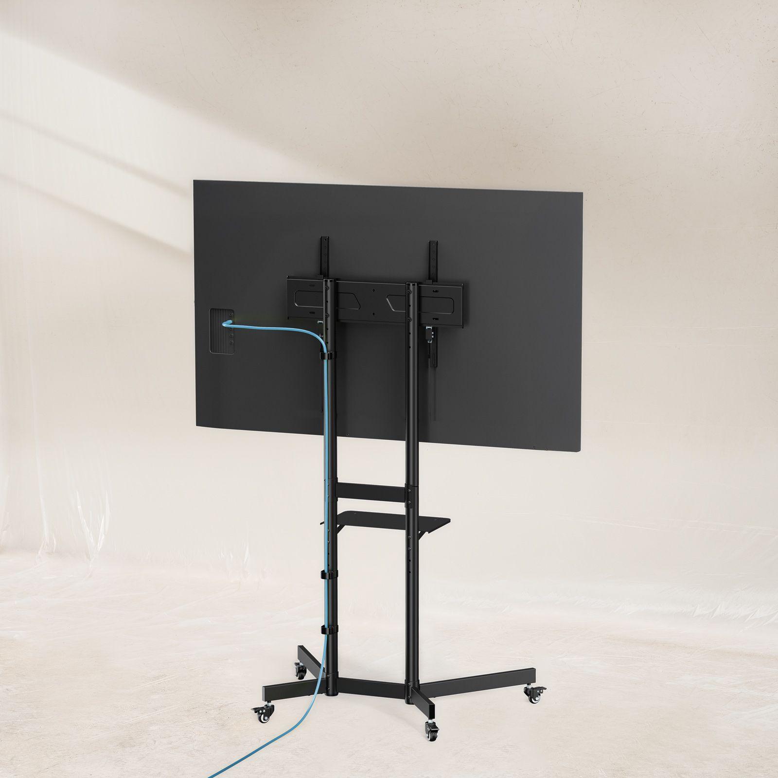 Suporte de Chão para TV TOOQ FS1150M-B (100 x 100-600 x 400 mm - 600 x 400 mm - 100 x 100 mm - Preto), miniatura 5