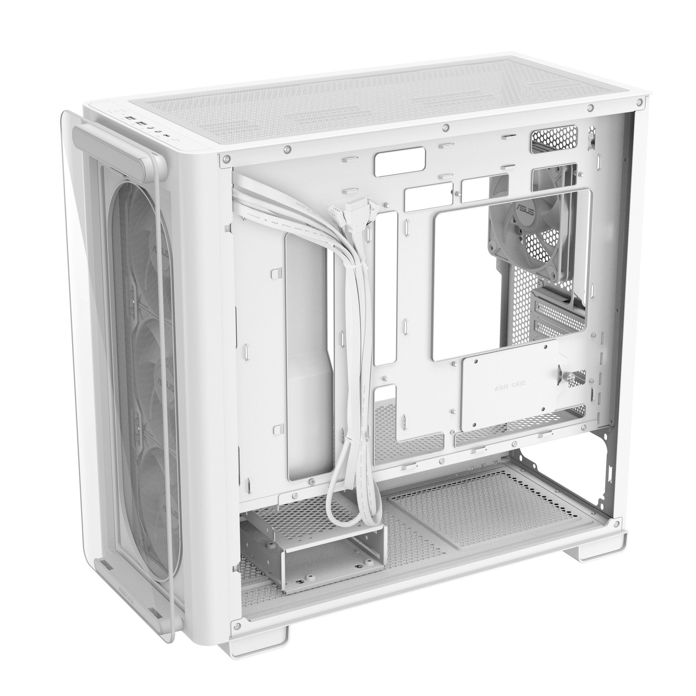 Caixa PC ASUS A23 PLUS (micro ATX, Mini-ITX - Micro Tower - micro-ATX, Mini-ITX - Branco) — miniatura 9