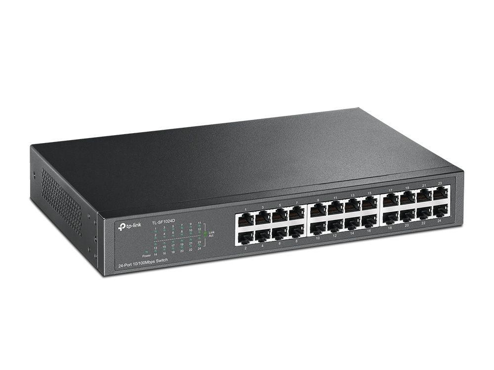 Switch de Rede TP-LINK TL-SF1024D (Fast Ethernet - 2 MB - 4,8 Gbit/s - Cinzento), miniatura 2