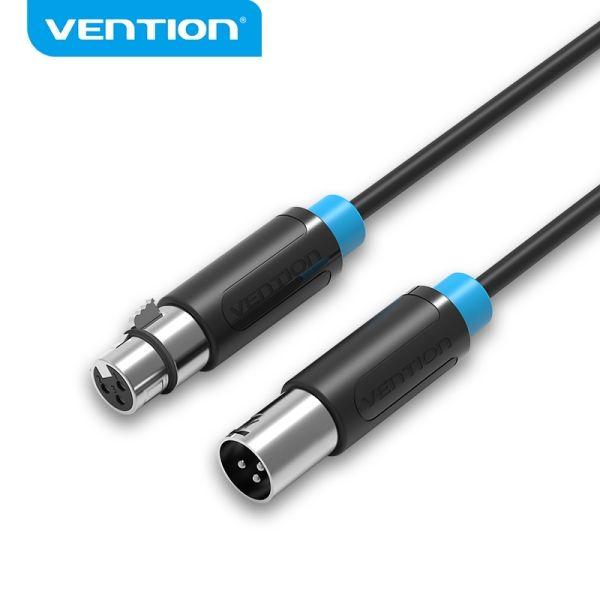 Cabo de Microfone VENTION BBFBH (Preto) — imagem 1