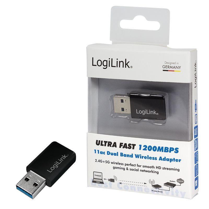 Adaptador Wi-Fi USB LOGILINK WL0243 (1200 Mbit/s - USB), miniatura 5