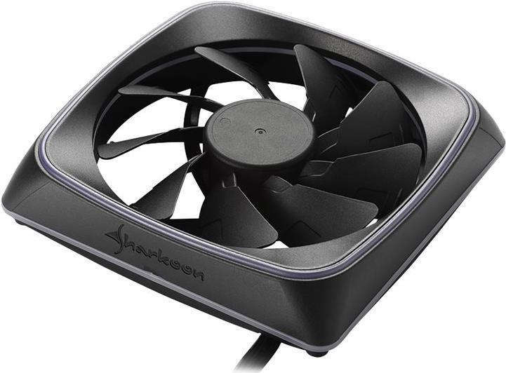 Ventoinha para Caixa de Computador SHARKOON (Não suportado - RGB - Preto)