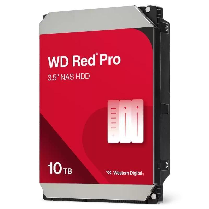 Disco Rígido HDD WESTERN DIGITAL Red Pro WD103KFBX (10 TB - 3,5 polegadas - SATA III - Transparente)