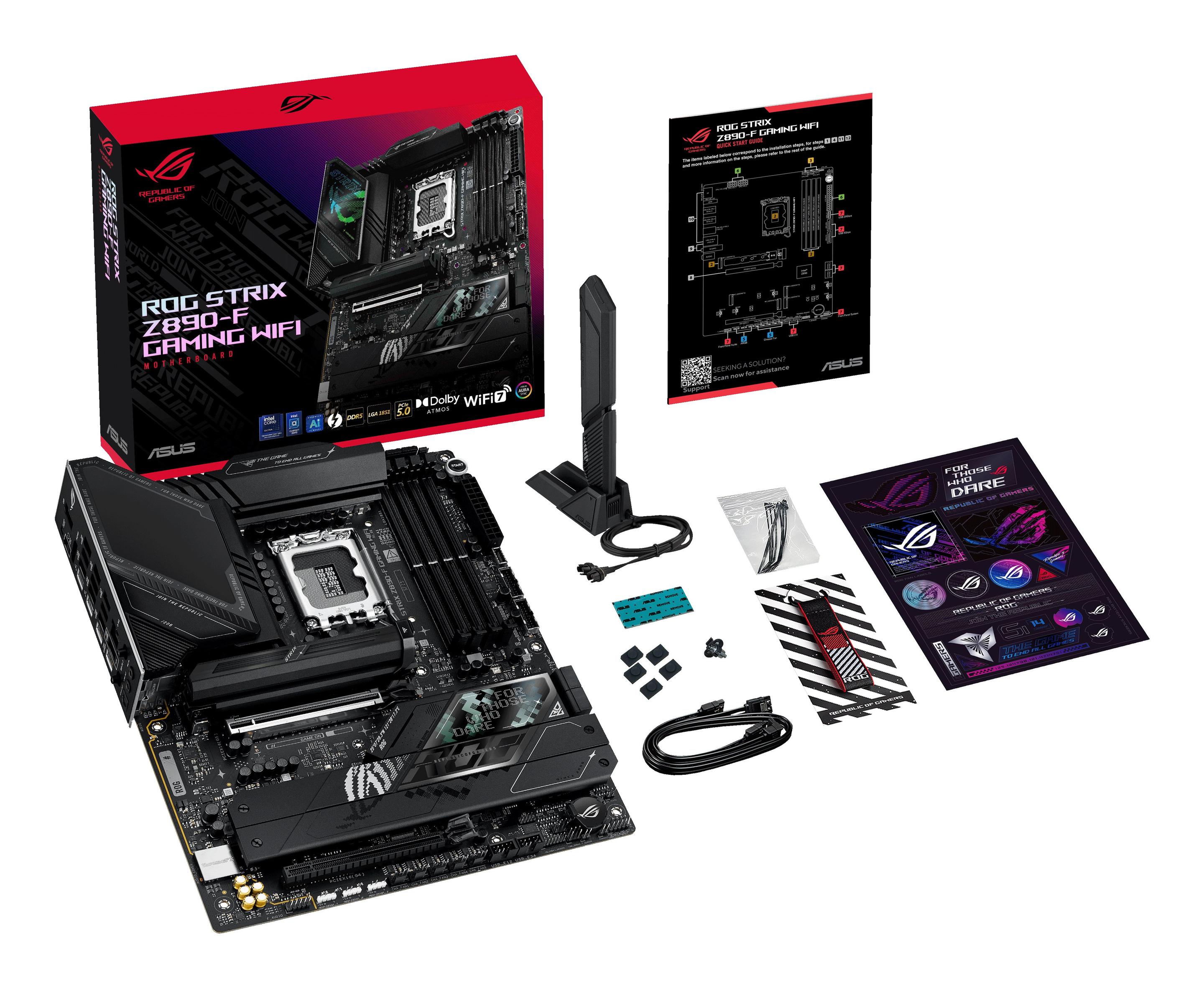 Motherboard ASUS ROG STRIX Z890-F GAMING WIFI (LGA 1851 (Socket V1) - Intel Core Ultra - ATX - Preto), miniatura 13