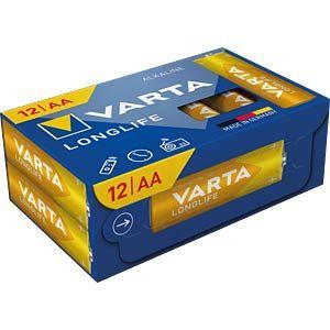 Pilhas Alcalinas VARTA Longlife (AA - 1,5 V - 12 unidades), miniatura 3