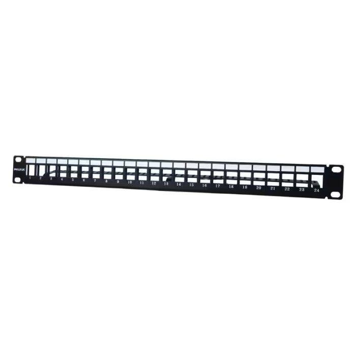 Painel Frontal de Bastidor PHASAK PA 3424 (19" - 24 Conectores - 1U - Preto) — miniatura 2