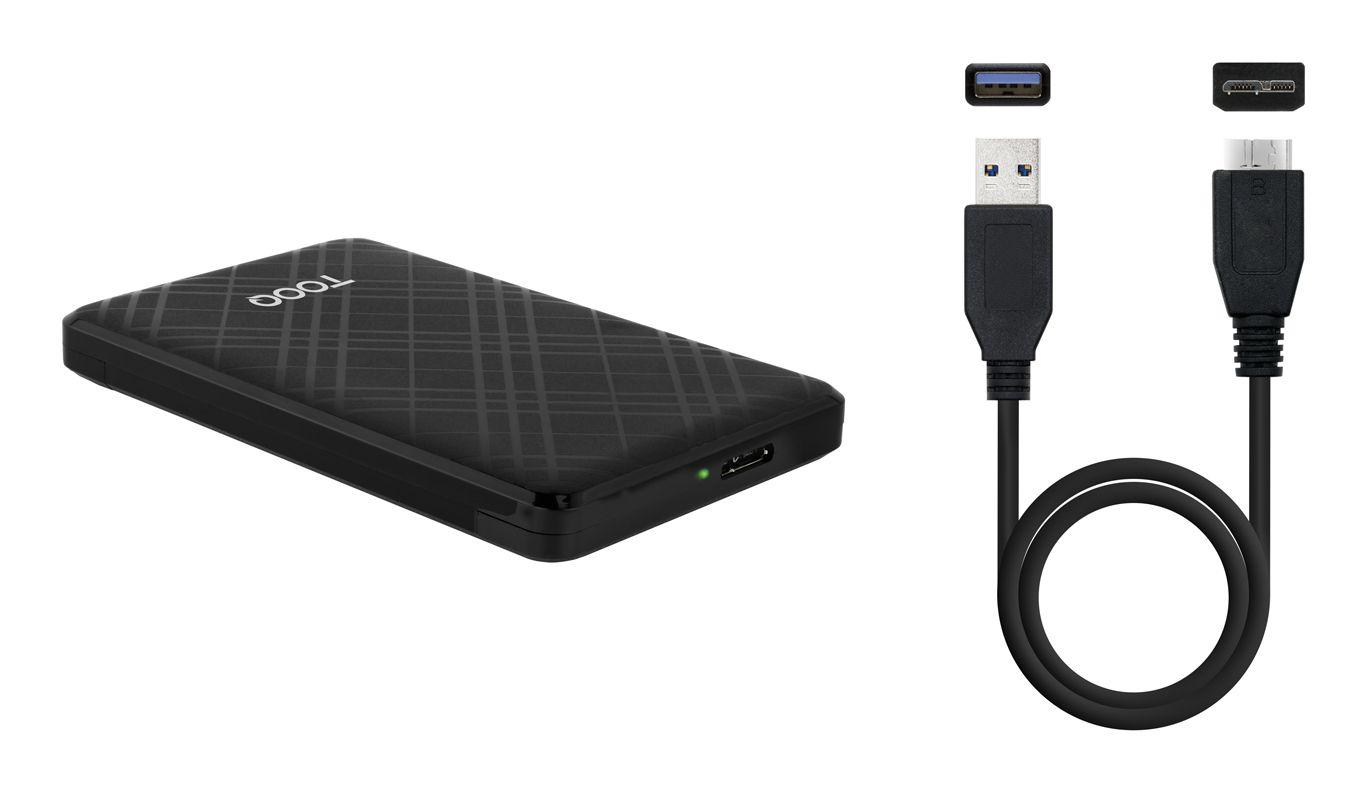 Caixa Externa HDD/SSD TOOQ TQE-2500B (2.5" - Preto) — miniatura 5