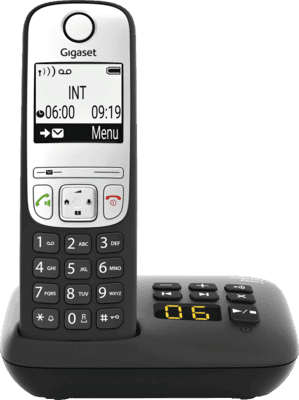 Telefone Sem Fios GIGASET A690A (14 h - Preto)