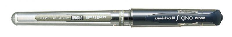 Caneta Roller de Gel UNIBALL Signo Broad UM-153 (Plástico - Azul-escuro)