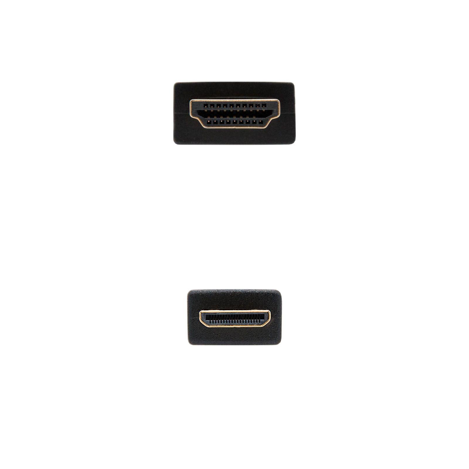 Cabo HDMI para Mini HDMI NANOCABLE 10.15.0902 (1,8 m - 1.3b - 120 Hz - Preto), miniatura 3