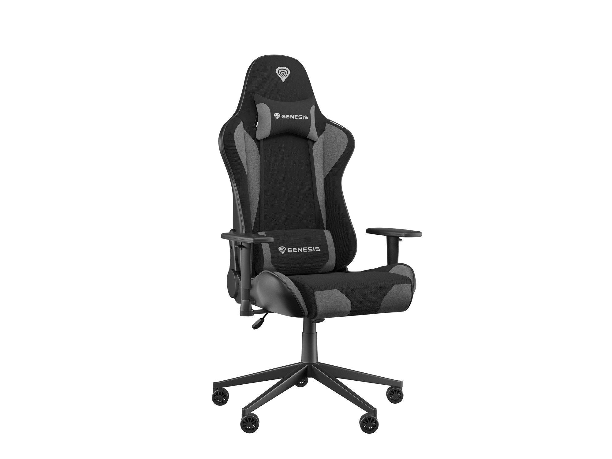 Cadeira Gaming GENESIS Nitro 440 G2 (120 kg - 133 cm - Tecido, Imitação de pele - Preto/Cinzento) — miniatura 8