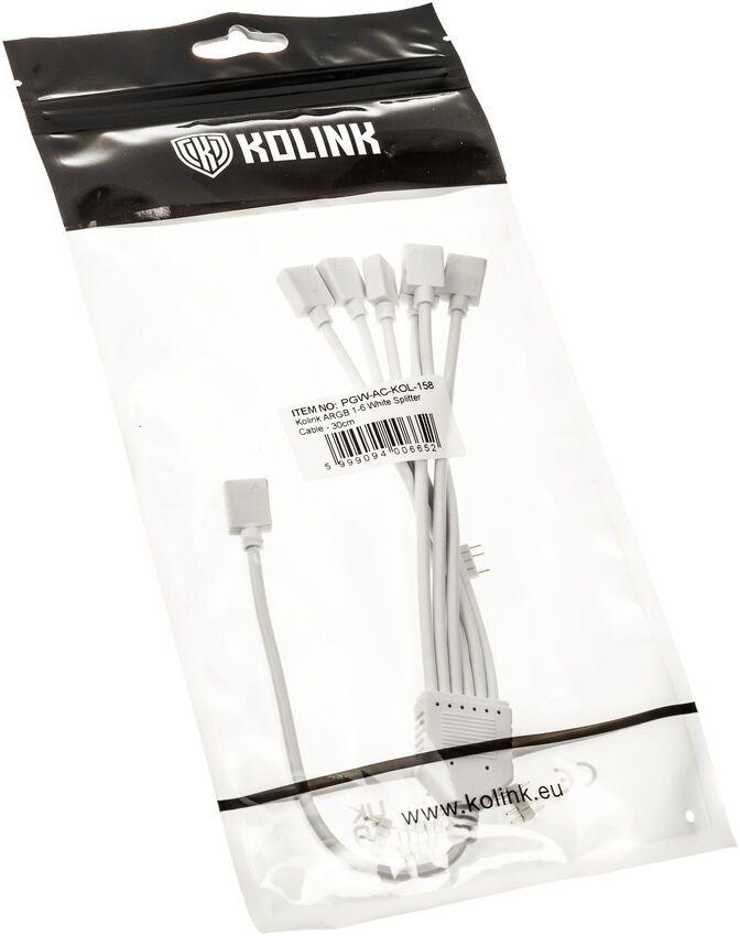 Cabo Splitter ARGB KOLINK PGW-AC-KOL-158 (Branco), miniatura 3