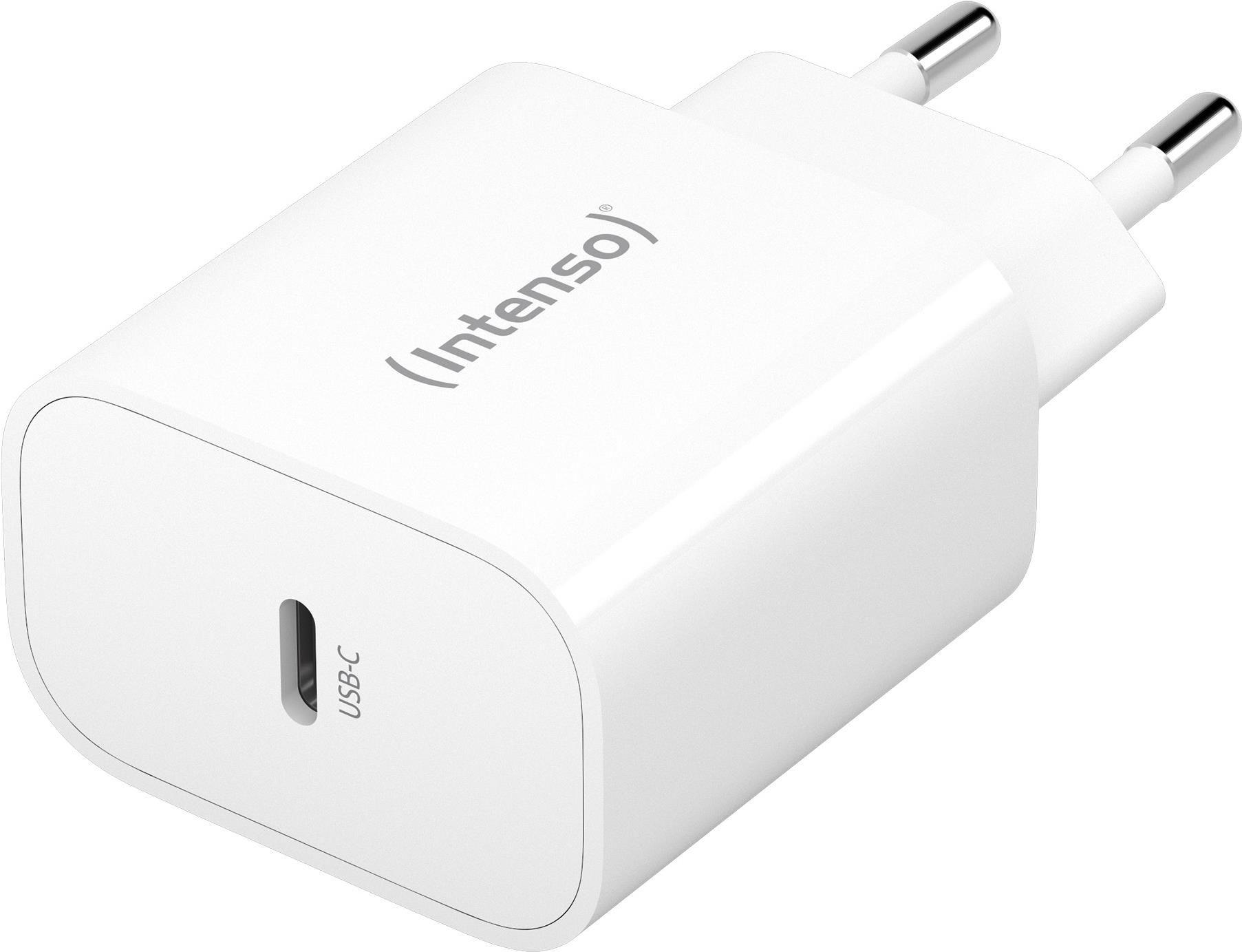 Carregador USB-C INTENSO W20C (20 W - Branco)