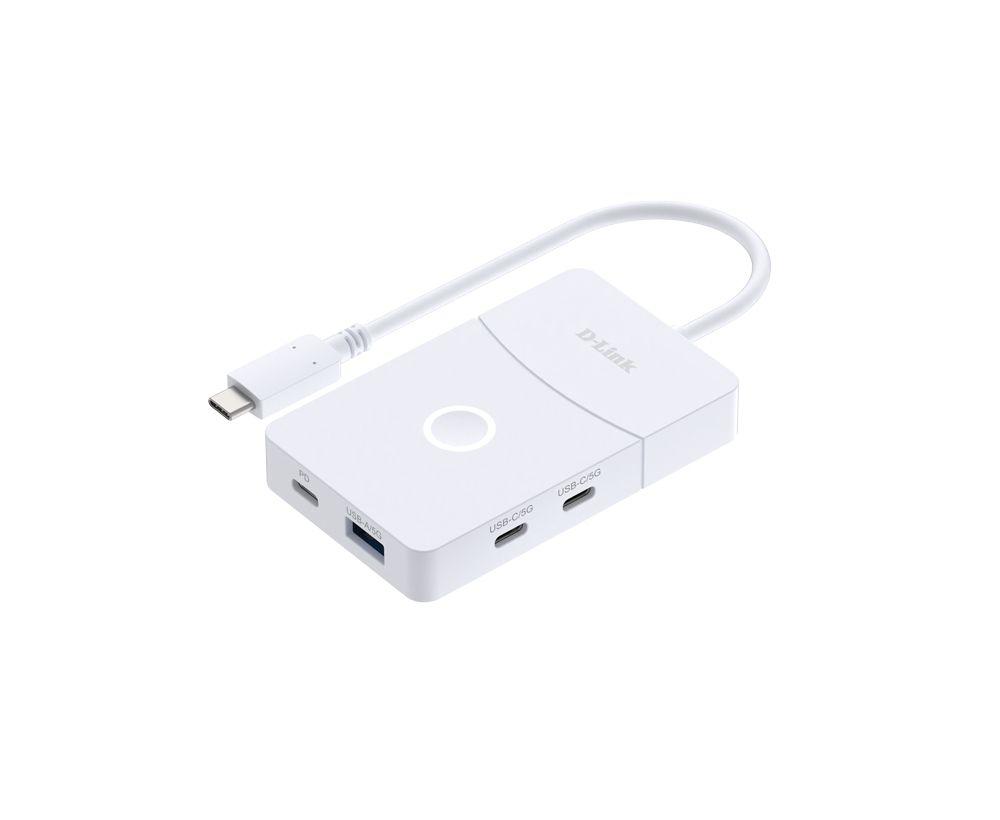 Hub USB-C D-LINK DUP-501 (Branco) — miniatura 2