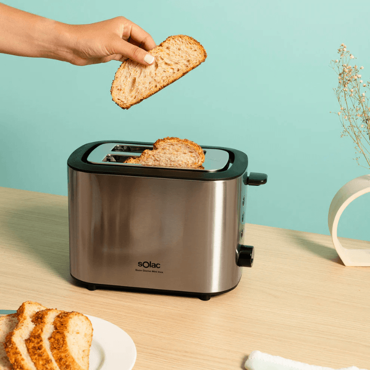 Torradeira SOLAC TL5423 (870 W - 2 fatias - Aço inoxidável - Inox), miniatura 3