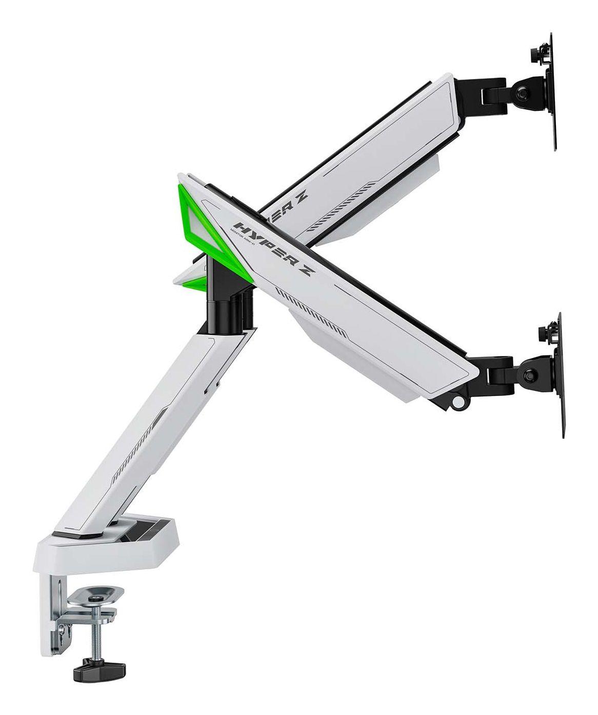 Suporte de Secretária para Monitor/TV AISENS DT38TSR-345 (17-38" - 2 Ecrãs - Preto e Branco), miniatura 3