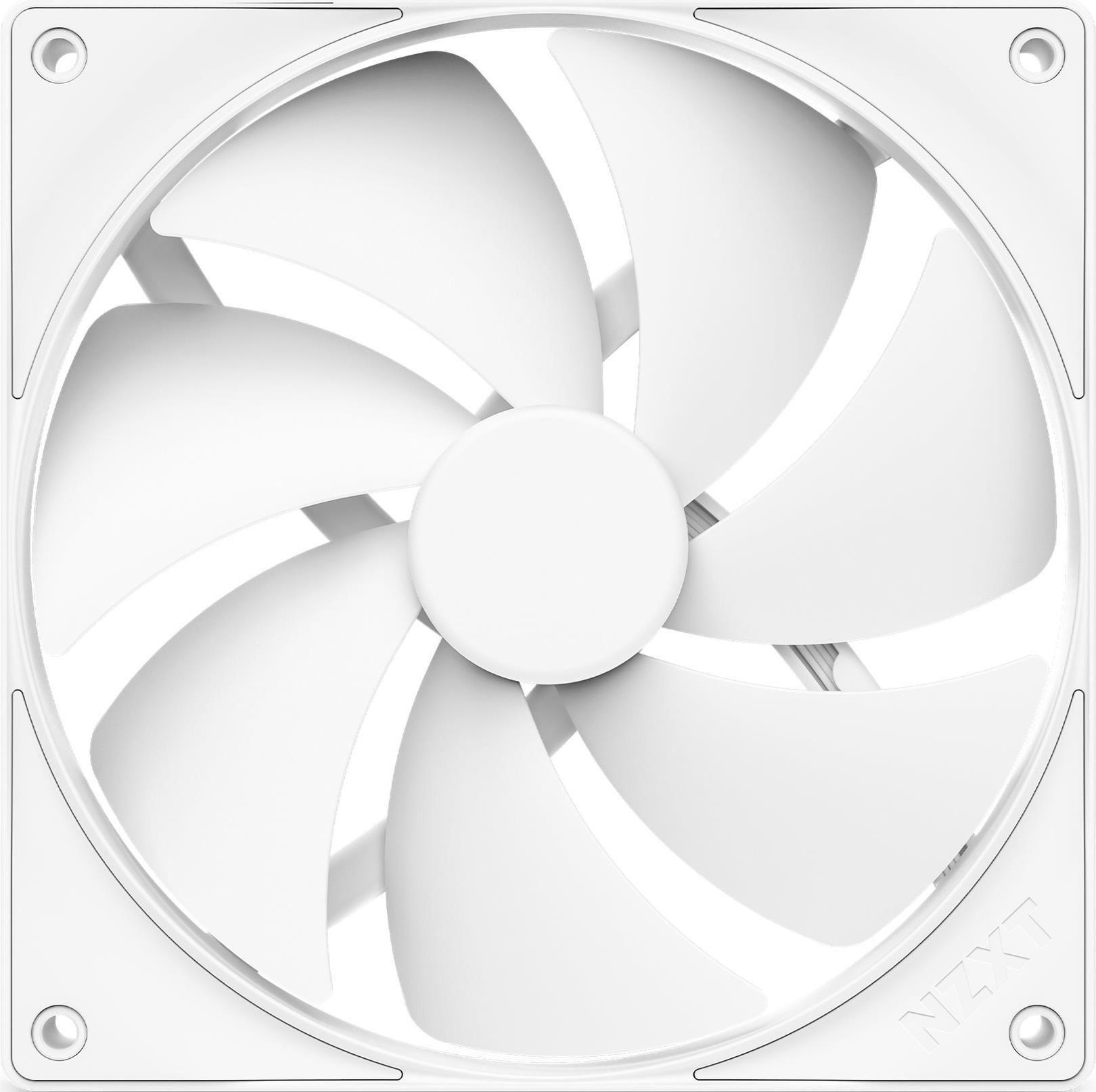 Ventoinha para Caixa NZXT F140P Static Pressure V2 (Plástico e borracha - RGB - 2,76 W - Branco)