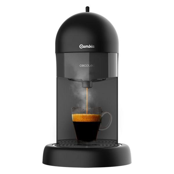 Máquina de Café Expresso CECOTEC Cumbia Capricciosa Black (Café moído e doses individuais - 1100 W - 19 bar - Preto)