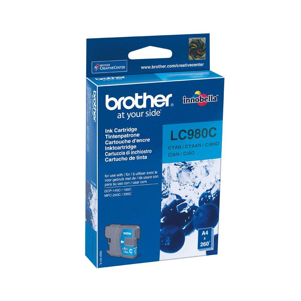 Tinteiro BROTHER LC980C (260 páginas - Ciano) — miniatura 5