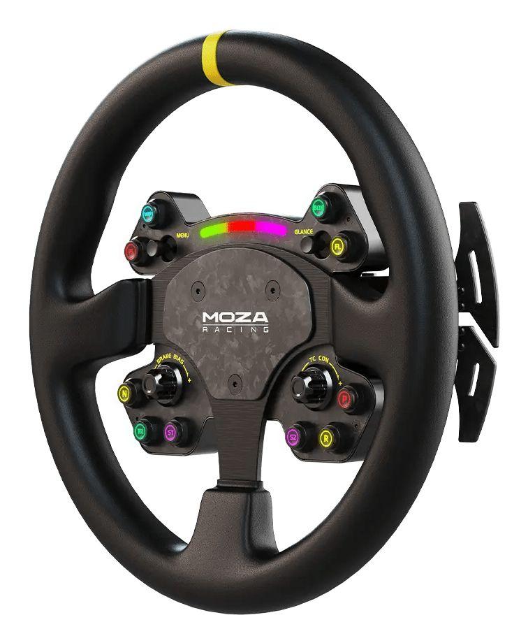 Volante MOZA RACING RS V2 (PC - Com fios e sem fios - Com fios, sem fios - Preto) — miniatura 2