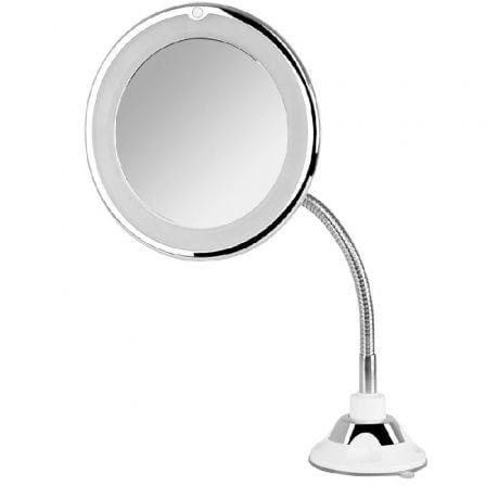 Espelho Cosmético de Parede ORBEGOZO ESP 1020 (17 cm - Prateado e Branco)