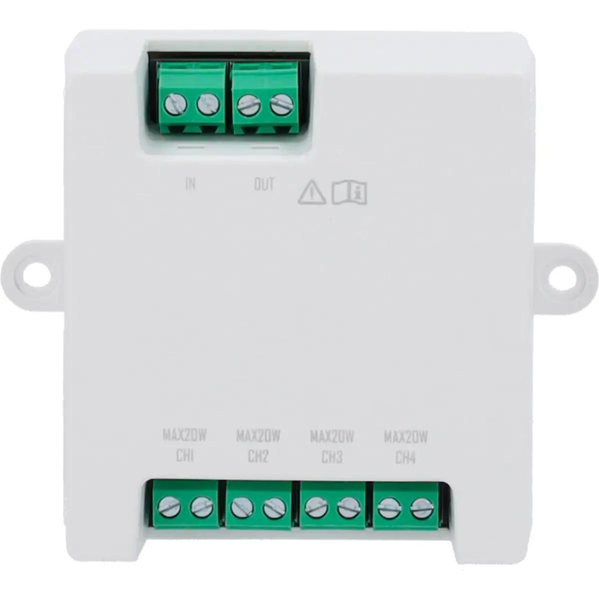 Distribuidor de 2 Fios HD HIKVISION DS-KAD7061EY (4 canais - 2 canais para cascata) — miniatura 3