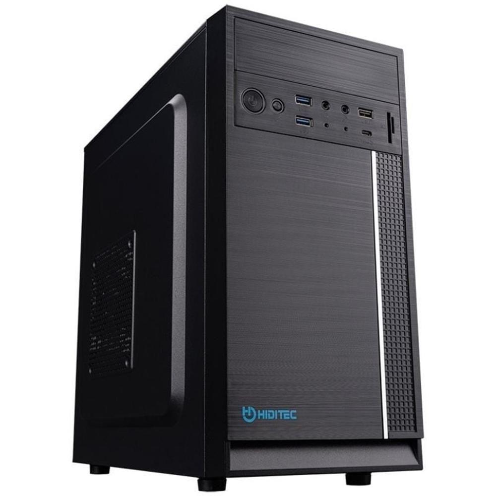 Caixa PC HIDITEC Q5 Pro (Micro-ATX e Mini-ITX - ATX integrada - 500 W - Preto)