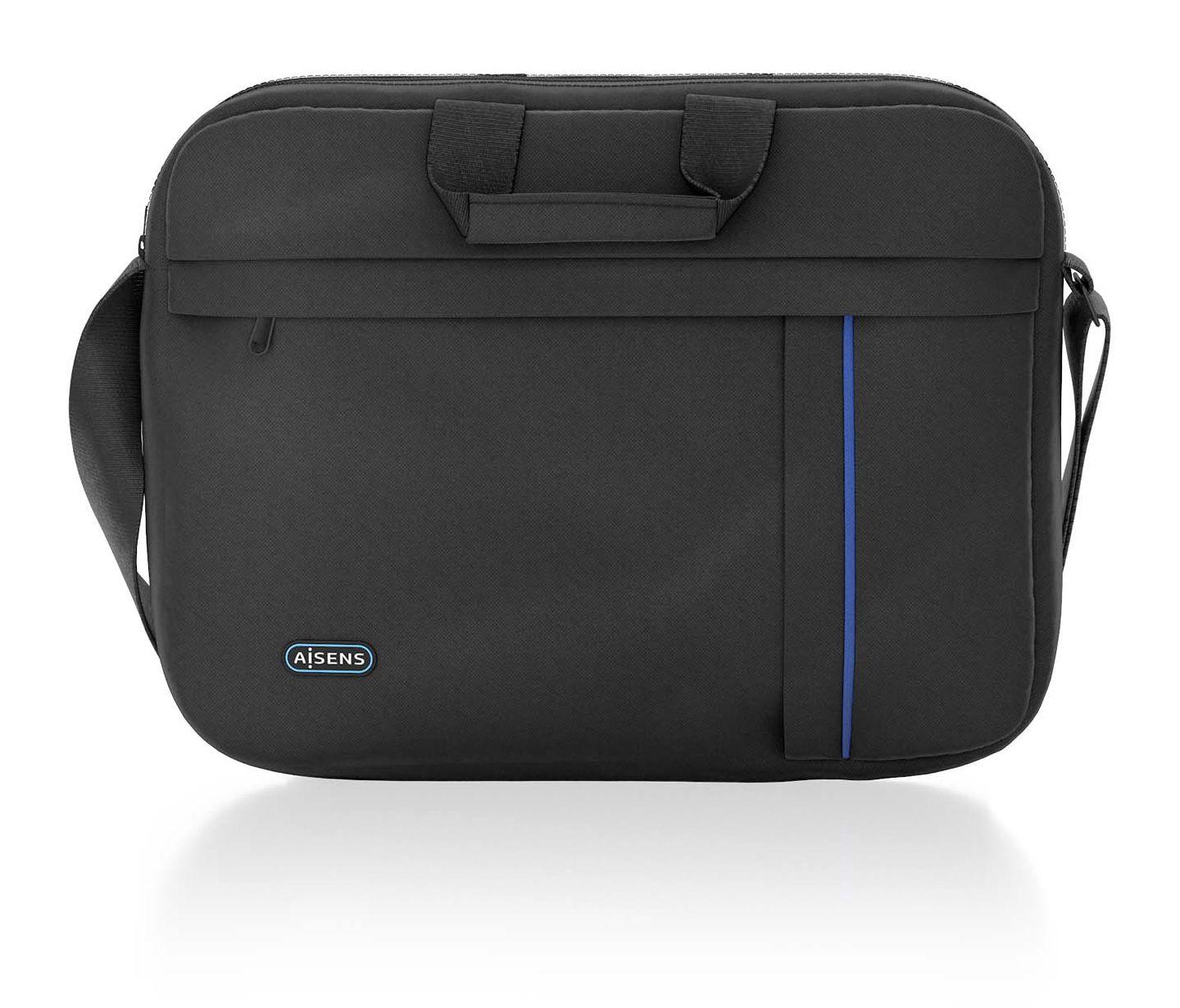 Pasta para Portátil AISENS ASBG-BC020-BK (Poliéster - 39,6 cm - Altura 31,5 cm - Preto)