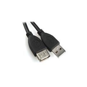 Cabo de Extensão USB GEMBIRD CCP-USB2-AMAF-10 (3 m - USB Type-A - Preto)