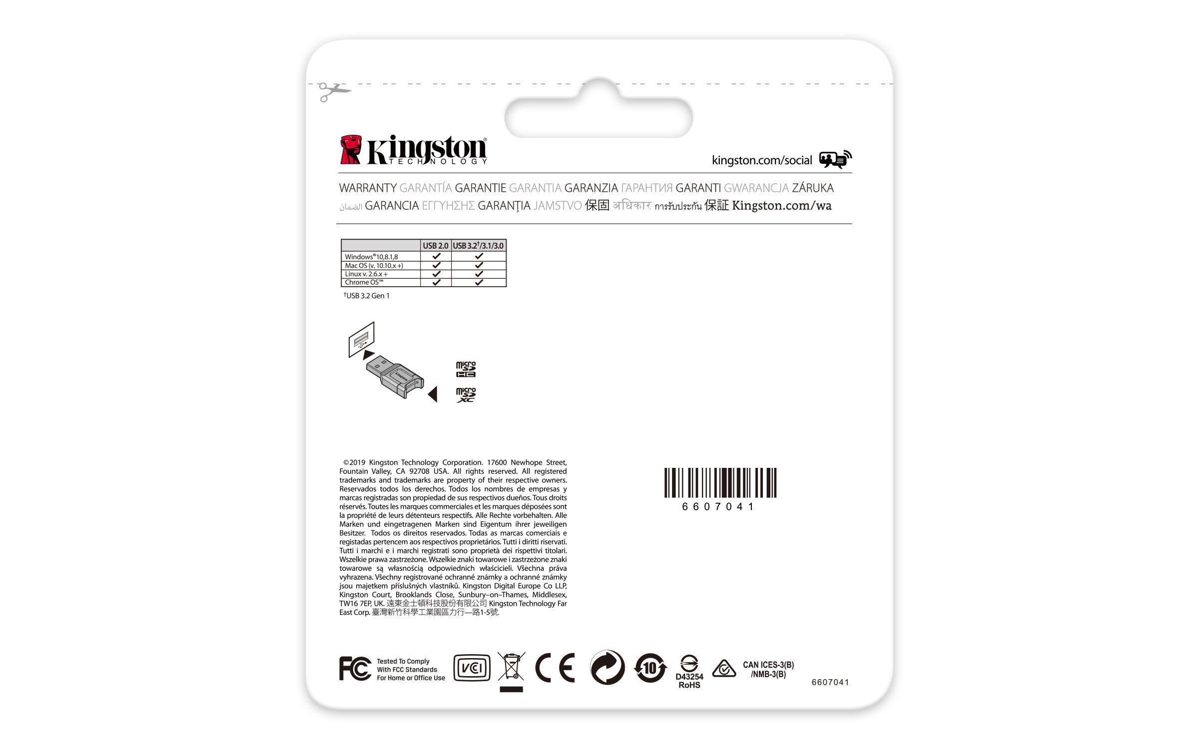 Leitor de Cartões KINGSTON MobileLite Plus (Preto) — miniatura 4