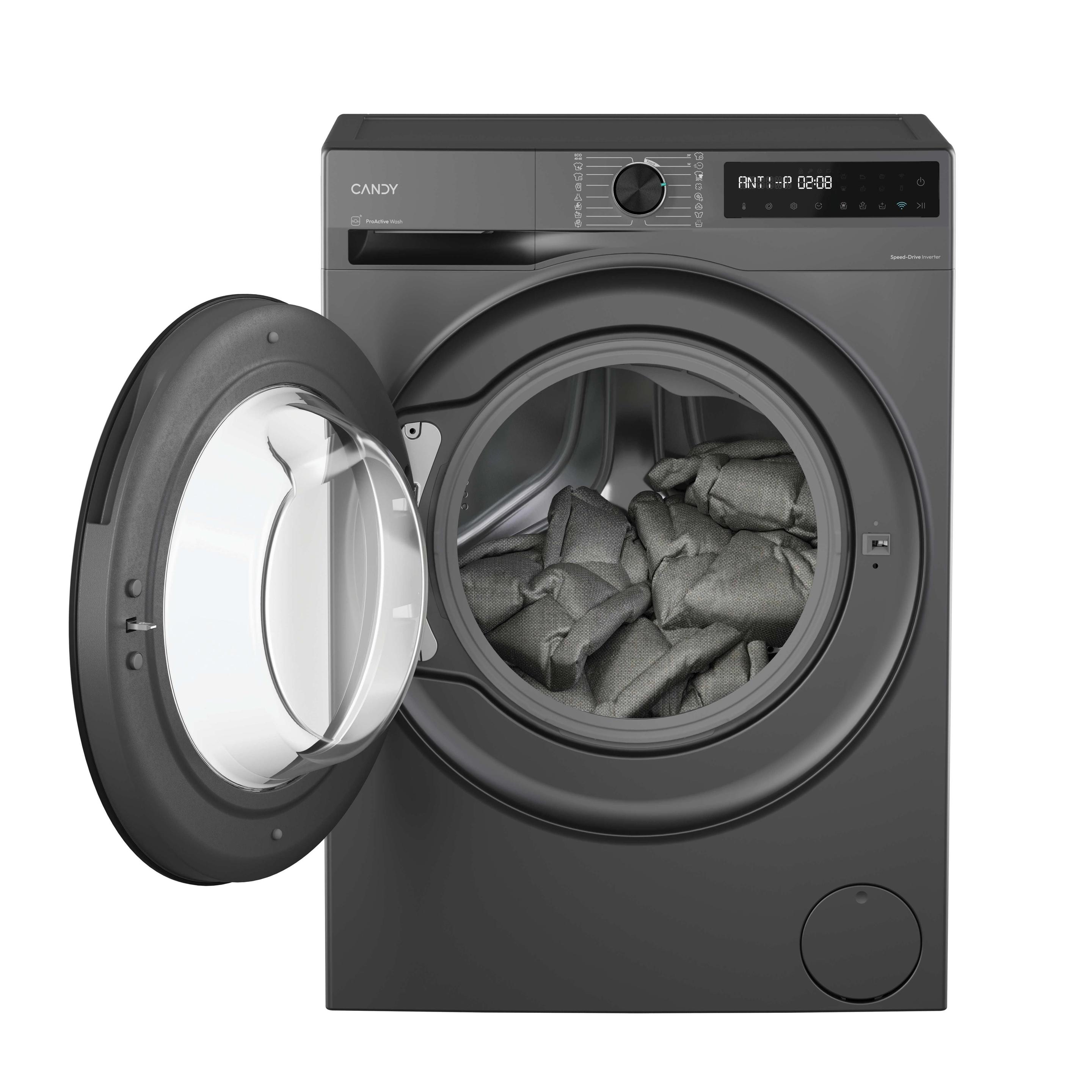 Máquina de Lavar Roupa Independente CANDY BR48SBL6GS (1400 RPM - B - A - Antracite), miniatura 2
