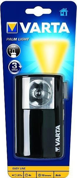 Lanterna de Bolso VARTA Palm Light 3R12 3LR12 (15 lm - 75 m - Preto)