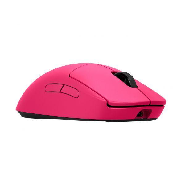 Rato LOGITECH G PRO 2 LIGHTSPEED (Ambidestro - 32000 DPI - Ótico - Magenta) — miniatura 4