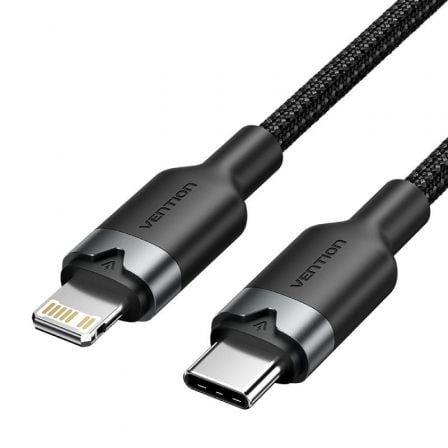 Cabo USB-C para Lightning VENTION LALBF (1 m - Preto)