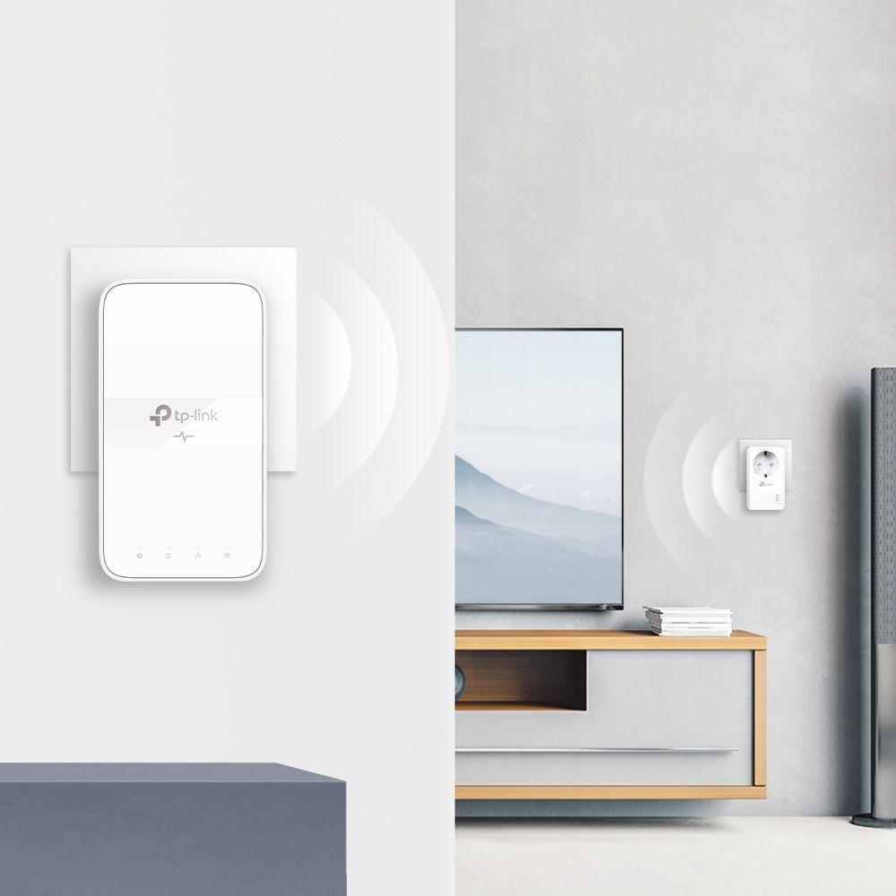 Kit de Adaptadores Powerline TP-LINK TL-WPA7617 KIT (Wi-Fi 5 - 300/867 Mbit/s - Gigabit Ethernet - Branco) — miniatura 3