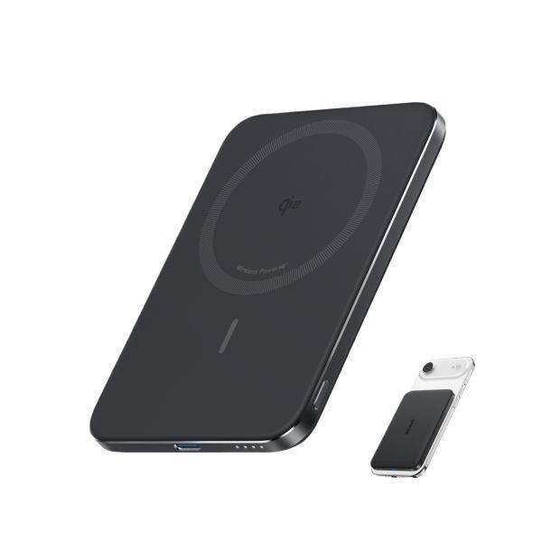 Powerbank Magnética ANKER Nano MagGo Slim (5000 mAh - USB Type-C - Preto), miniatura 2