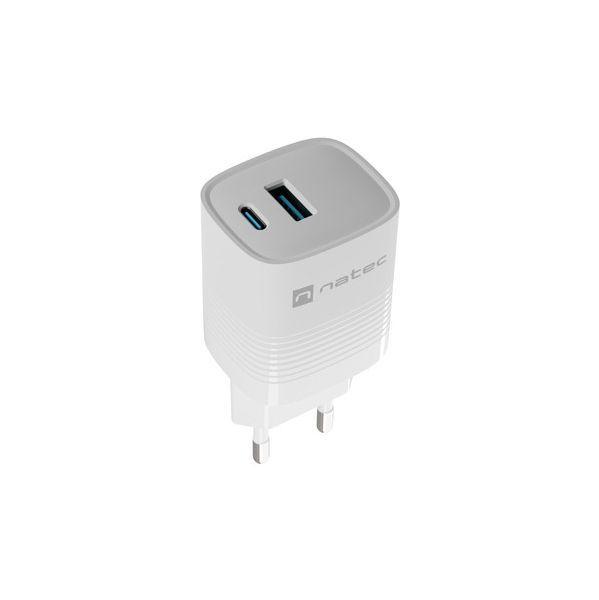 Carregador de Parede NATEC Ribera GaN 30W (30 W - Branco), miniatura 2